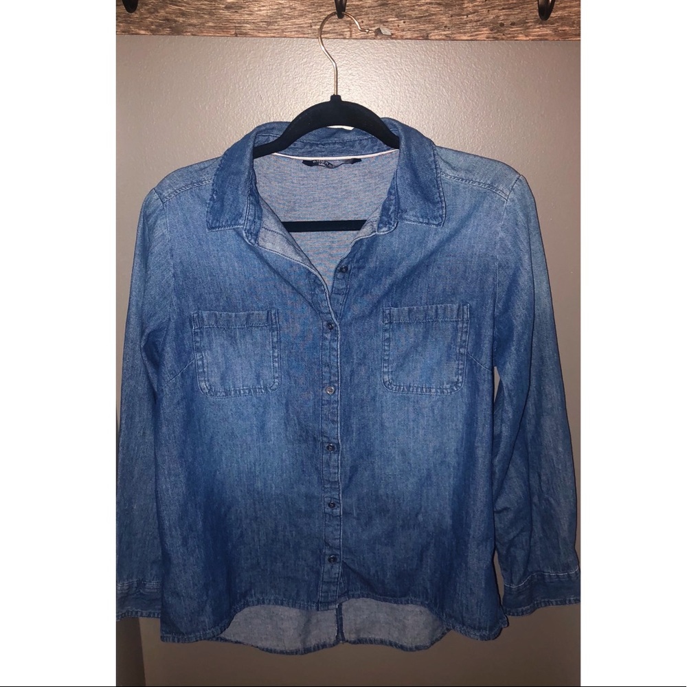 DENIM RIDERS BUTTON UP